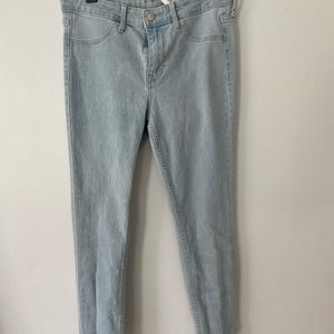 H&M super skinny light wash jeans
